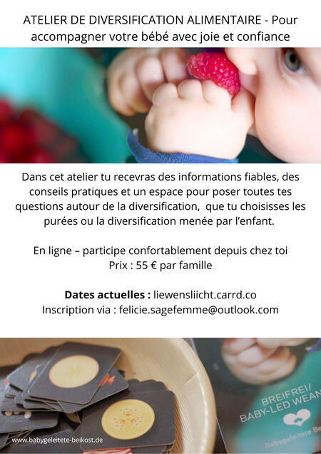 Beikost Workshop Online: mit Freude und Vertrauen essen lernen